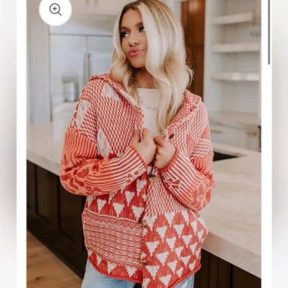 Crisp Fall Knit Cardigan - Picture 1 of 5